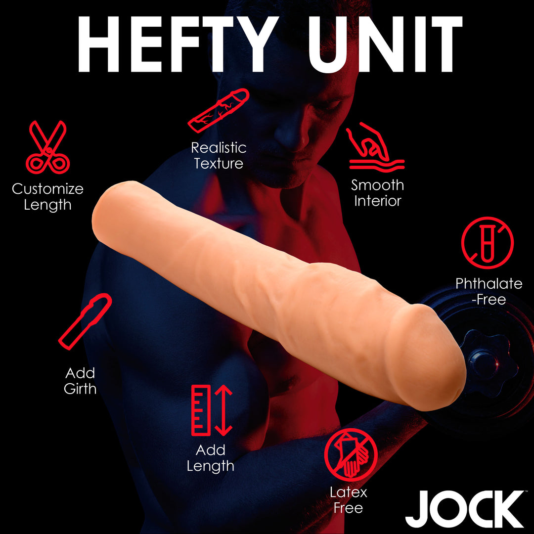 Jock Extra Thick 2 Inch Penis Extension, Light