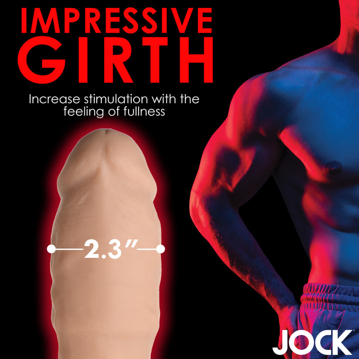 Jock Extra Thick 2 Inch Penis Extension, Light