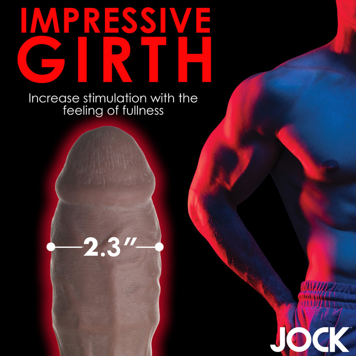 Jock Extra Thick 2 Inch Penis Extension, Dark
