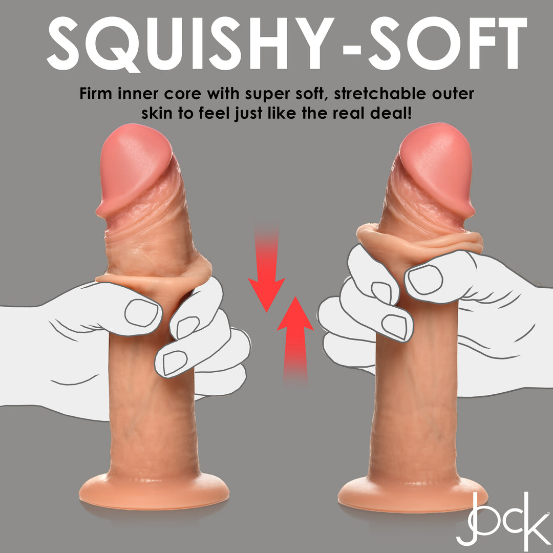 10X Real Skin 8 inch Realistic Vibrating Dildo w/ Suction Cup