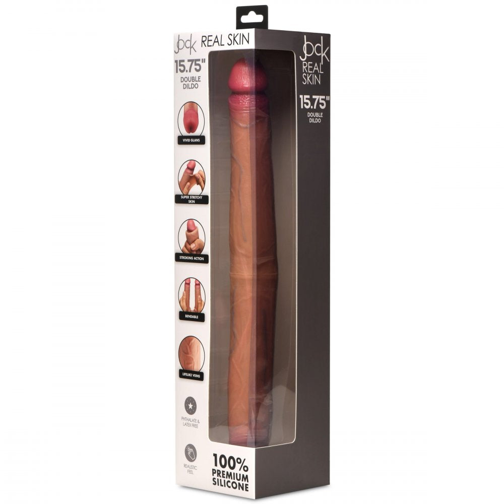 15.75 Inch Premium Silicone Double Dildo