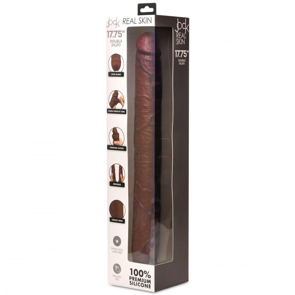 17.75 Inch Premium Silicone Double Dildo