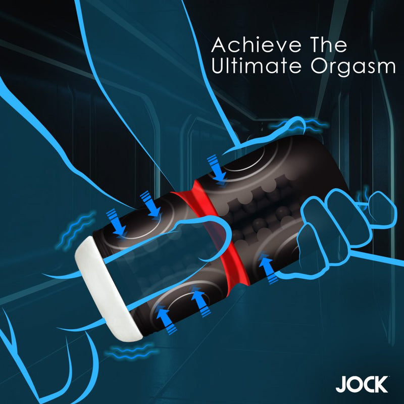 JOCK Tightening Stroker & Vibrating Masturbator