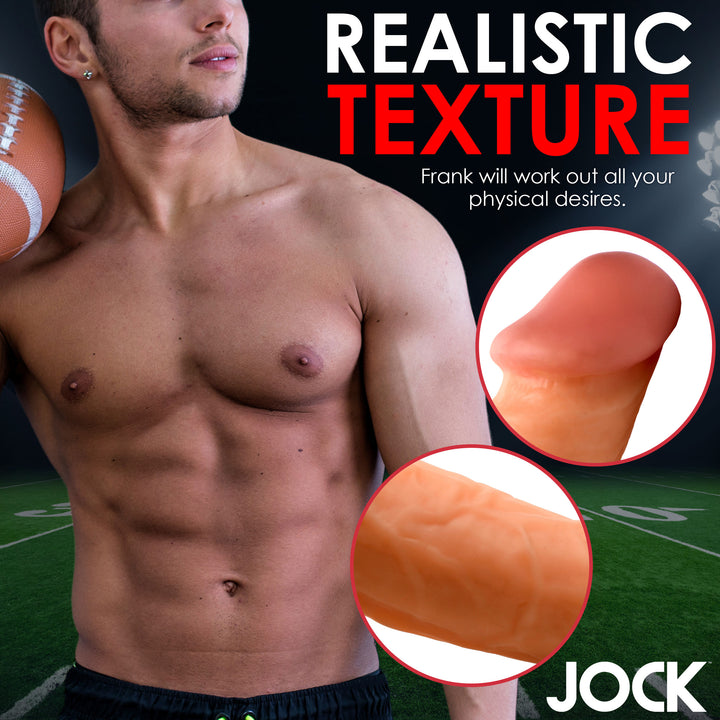Football Frank Realistic Dildo with Balls and Suction Cup