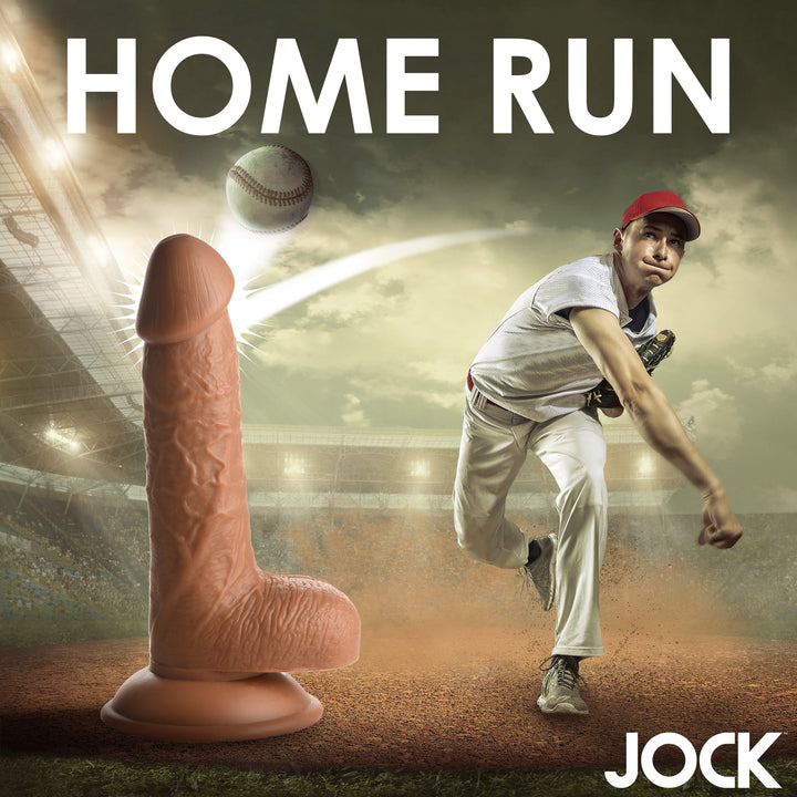 Baseball Brian Realistic Dildo with Balls and Suction Cup