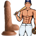Baseball Brian Realistic Dildo with Balls and Suction Cup