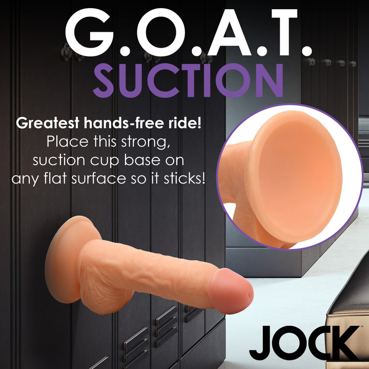 Wrestling Wayne Realistic Dildo with Balls and Suction Cup