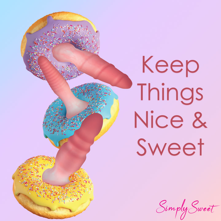 3 Piece Silicone Butt Plug Set in Pink