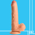 Thinz 8 Inch Uncut Dildo with Balls