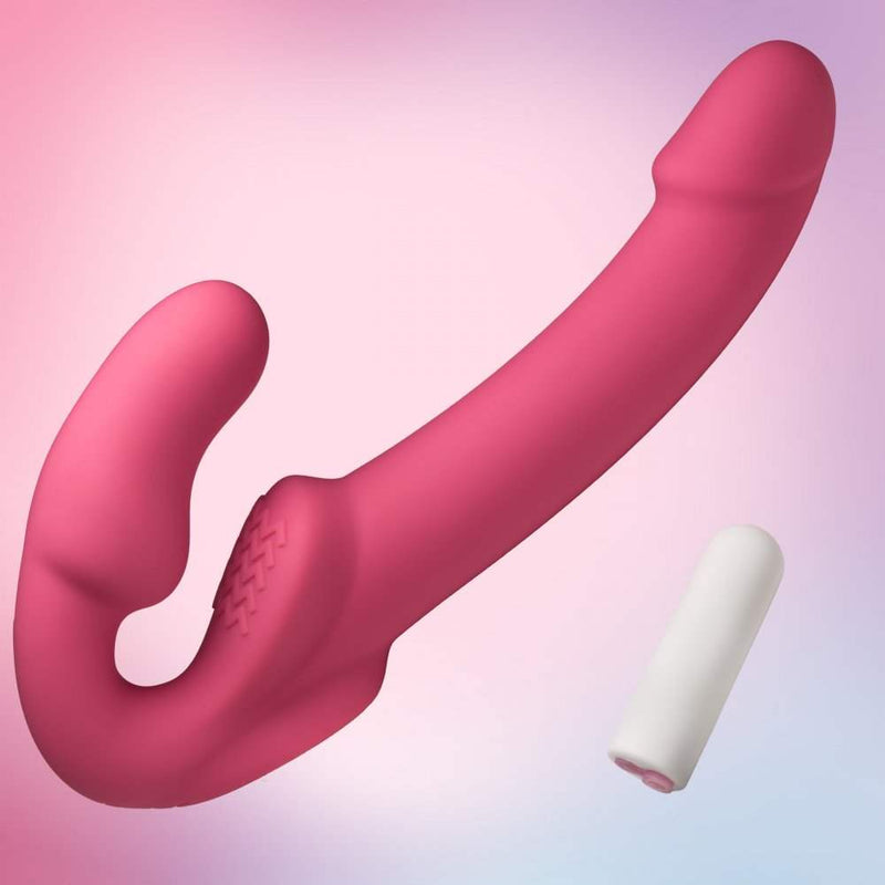 Vibrating Strapless Strap-On | Candy Crush Pink