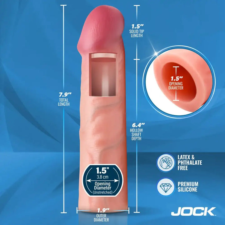 Enhancers 1.5 Inch Length Extension Penis Sleeve