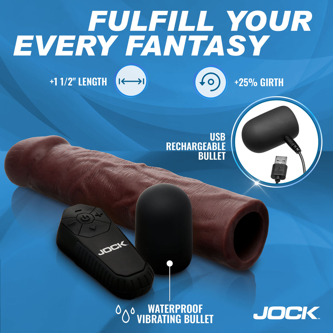 Enhancers Vibrating Penis Extender w/ Remote