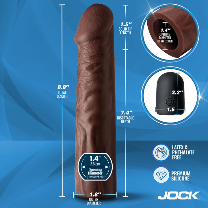 Enhancers Vibrating Penis Extender w/ Remote