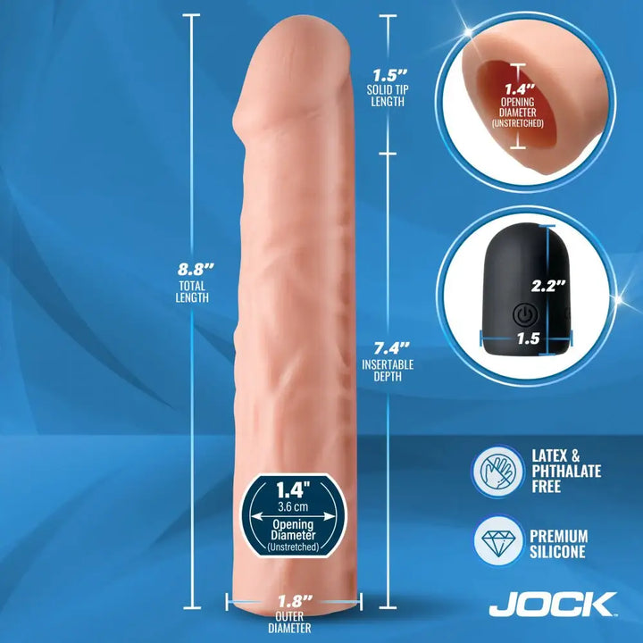 Enhancers Vibrating Penis Extender w/ Remote