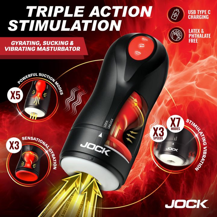 Gyroblast Gyrating, Sucking, & Vibrating Stroker Masturbator