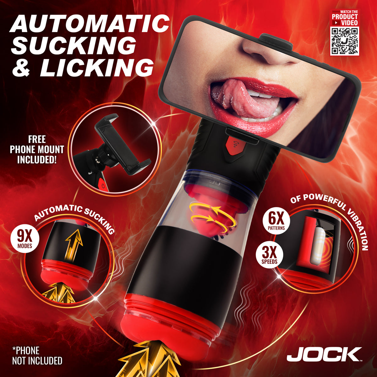 Jock Blow Job Sucking, Licking and Vibrating Masturbator