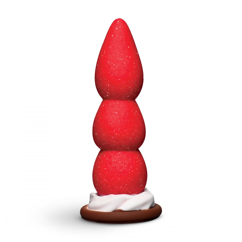 Strawberry Sweet Cream 7.8 Inch Premium Silicone Dildo