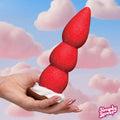 Strawberry Sweet Cream 7.8 Inch Premium Silicone Dildo