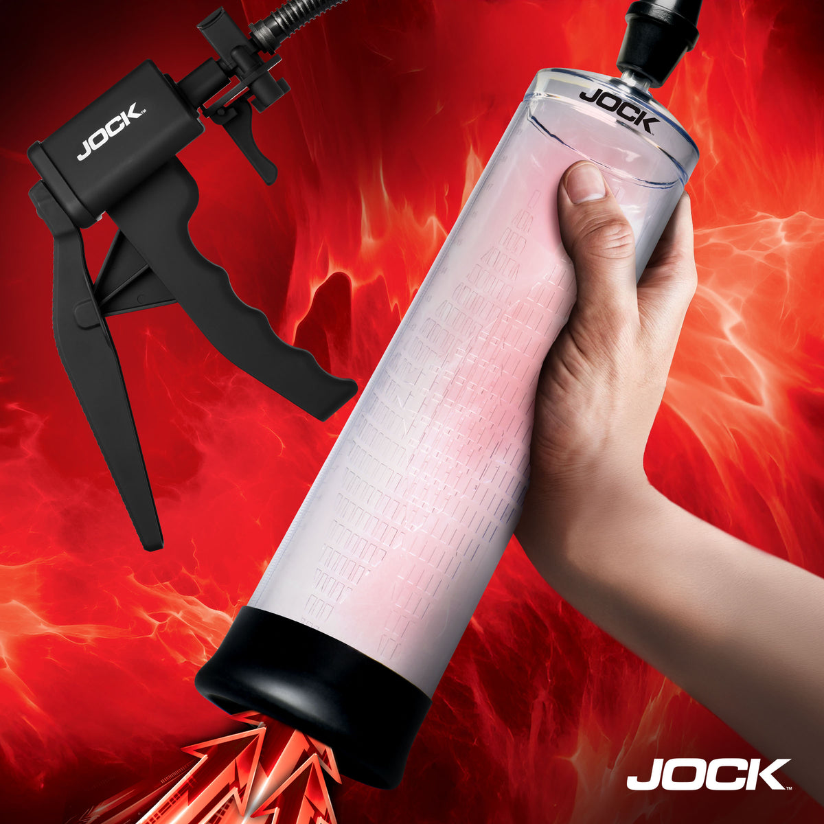 Jock Amp Up Penis Pump with Trigger Handle