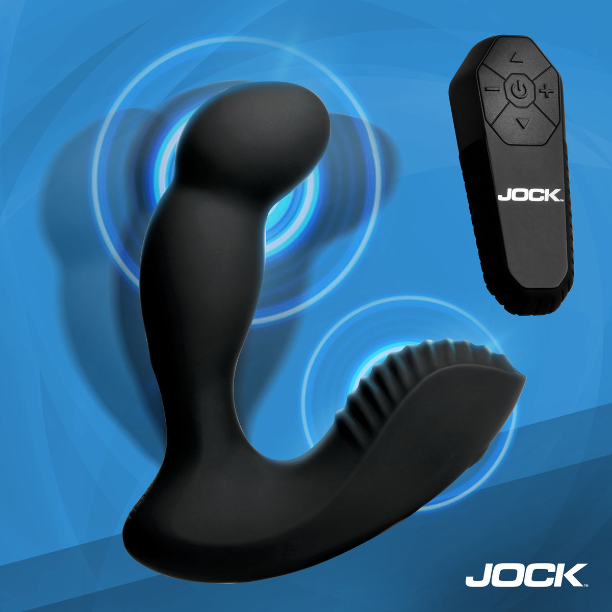 Jock P-Force Milking Silicone Prostate Vibrator with Remote