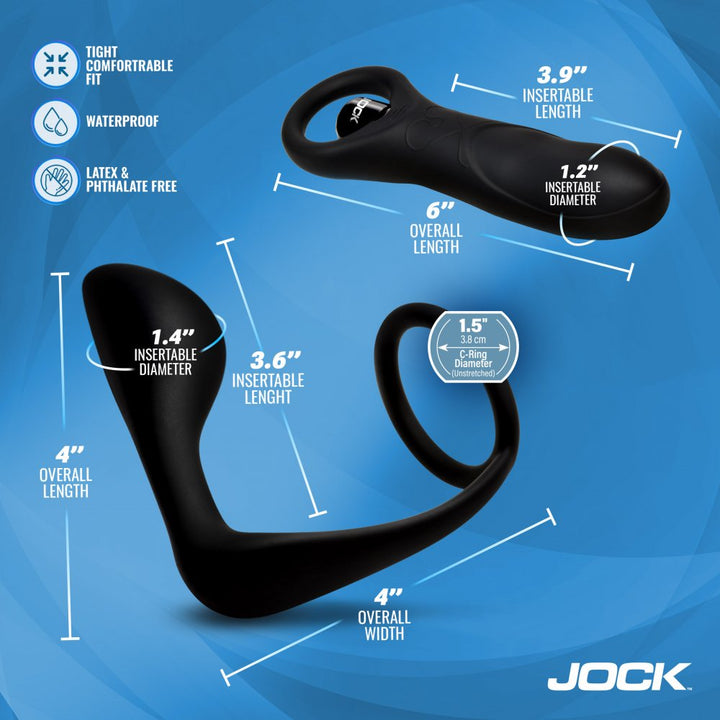 P-Spotter Silicone Prostate Vibrator 3-Piece Set