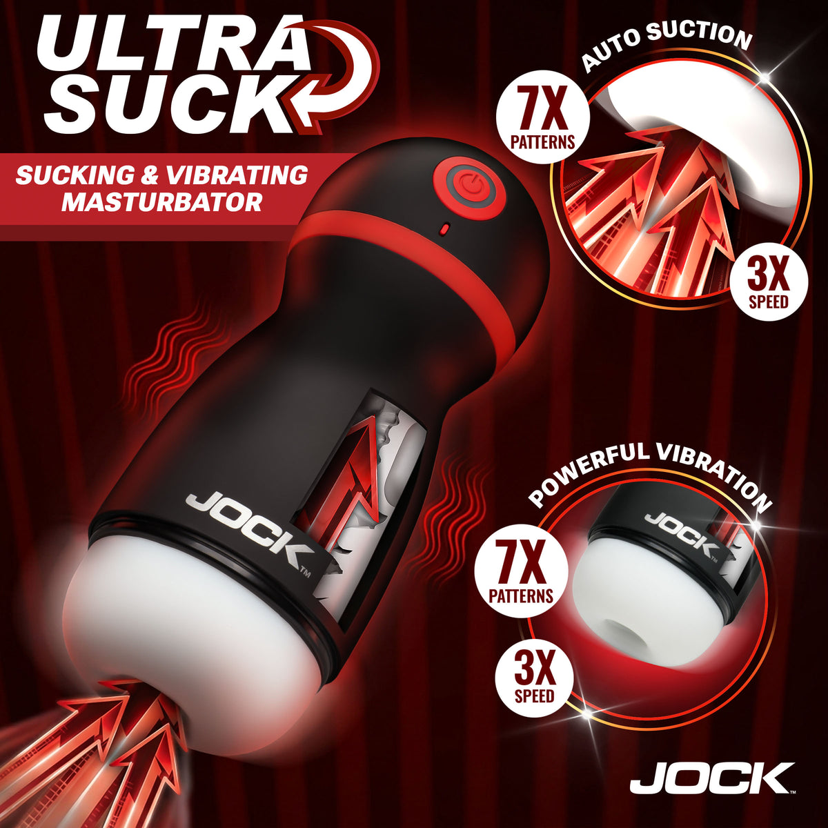 Jock Ultra Suck Sucking and Vibrating Masturbator