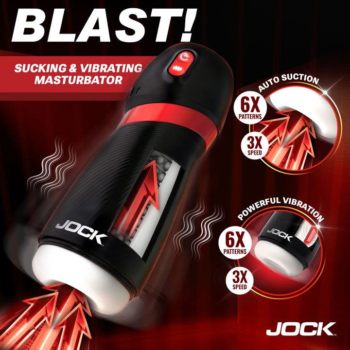 Jock Blast Sucking and Vibrating Masturbator