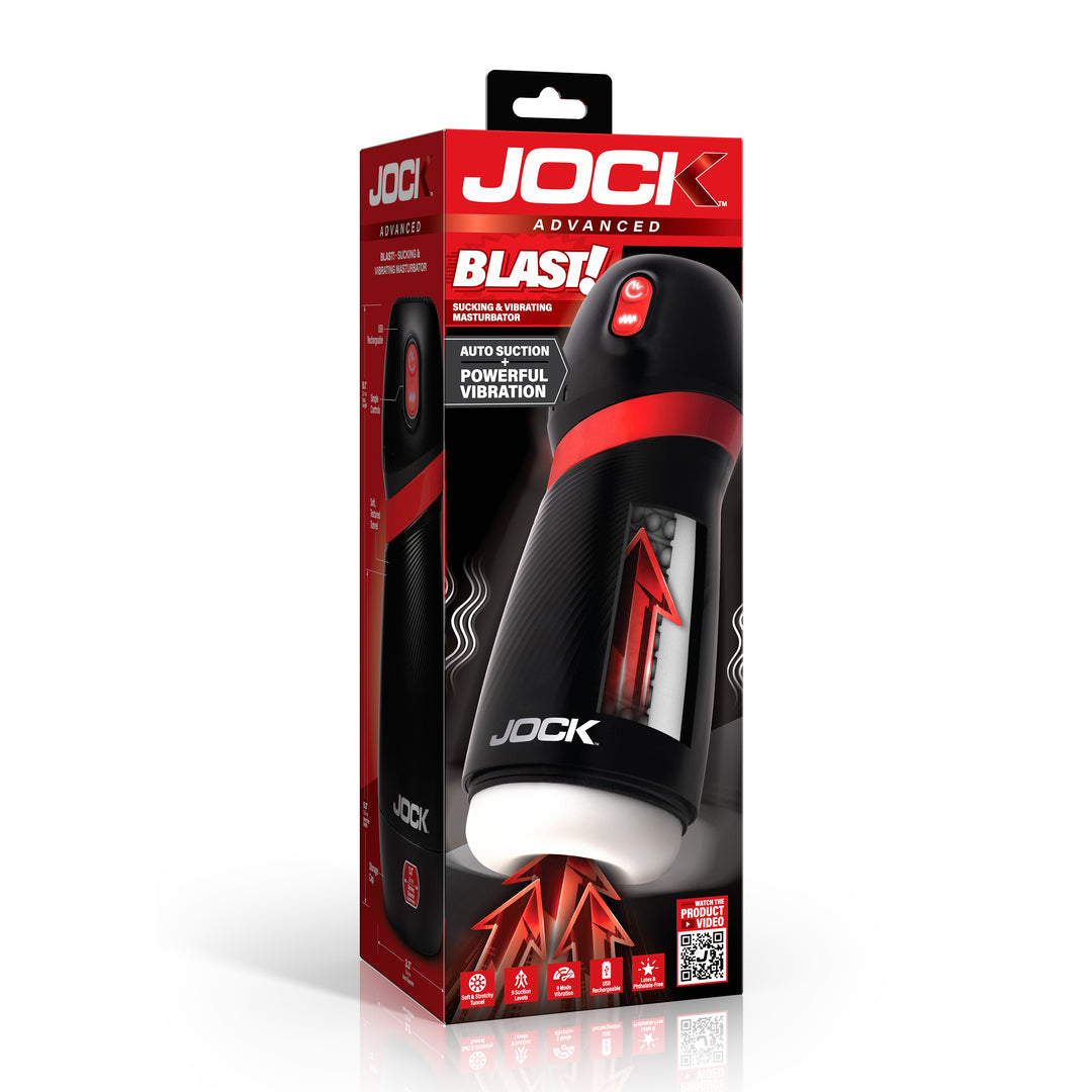 Jock Blast Sucking and Vibrating Masturbator