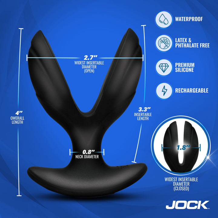 Jock Power Pulse E-Stim Spreading Anchor Anal Plug