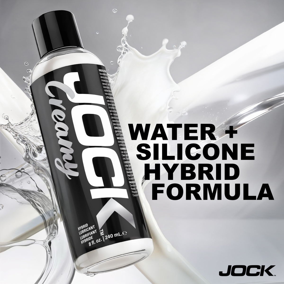 Jock Creamy Cum Hybrid Lubricant, 8 oz