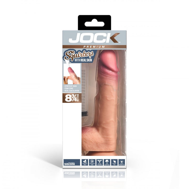 Ejaculating 8.75 Inch Realistic Dildo w/ Suction Cup & Balls