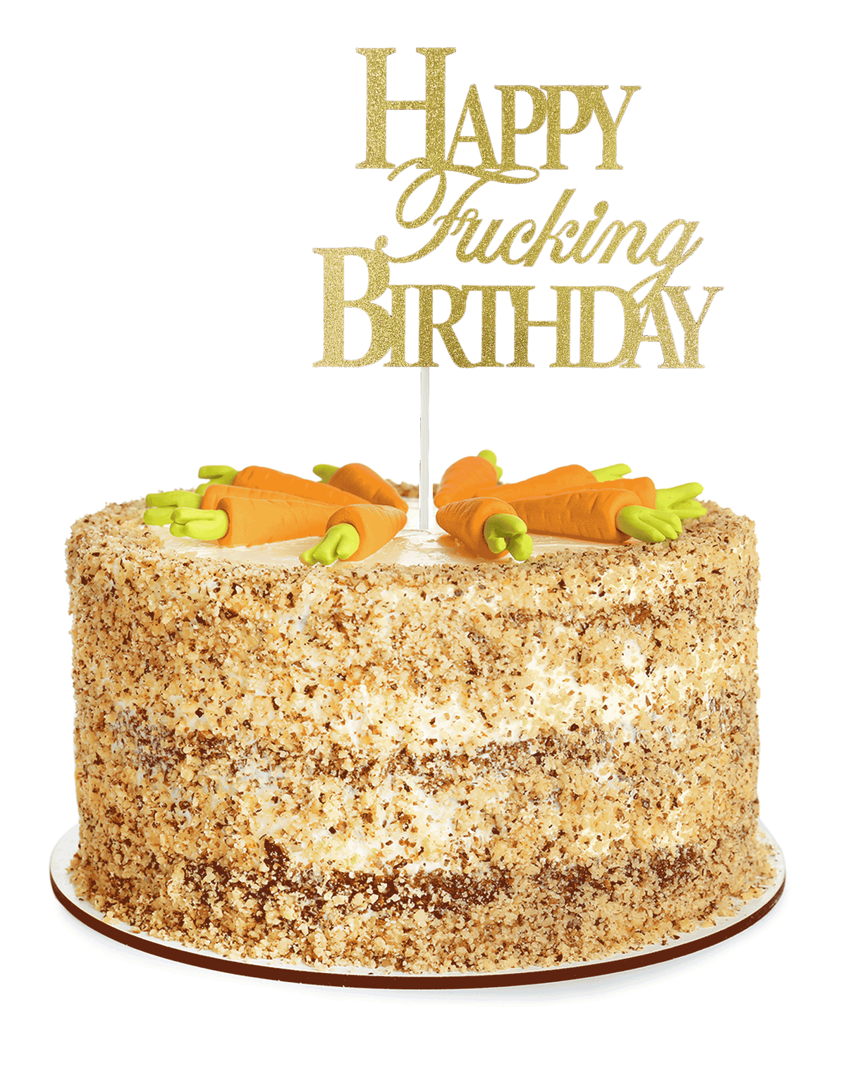 Candy Prints Happy Fucking Birthday Cake Topper