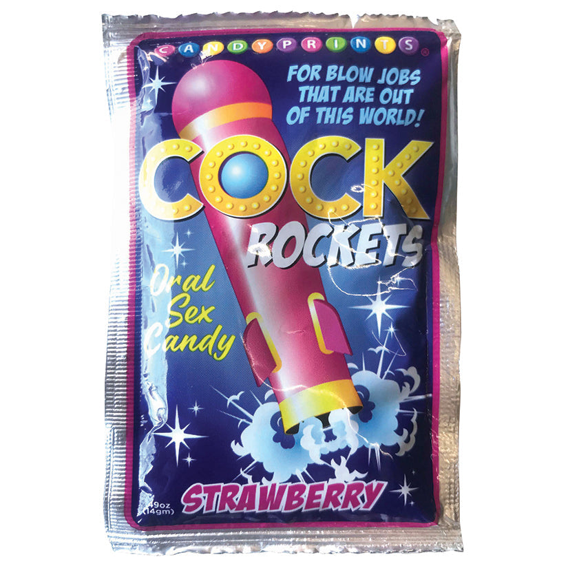 Cock Rockets Popping Oral Sex Novelty Strawberry