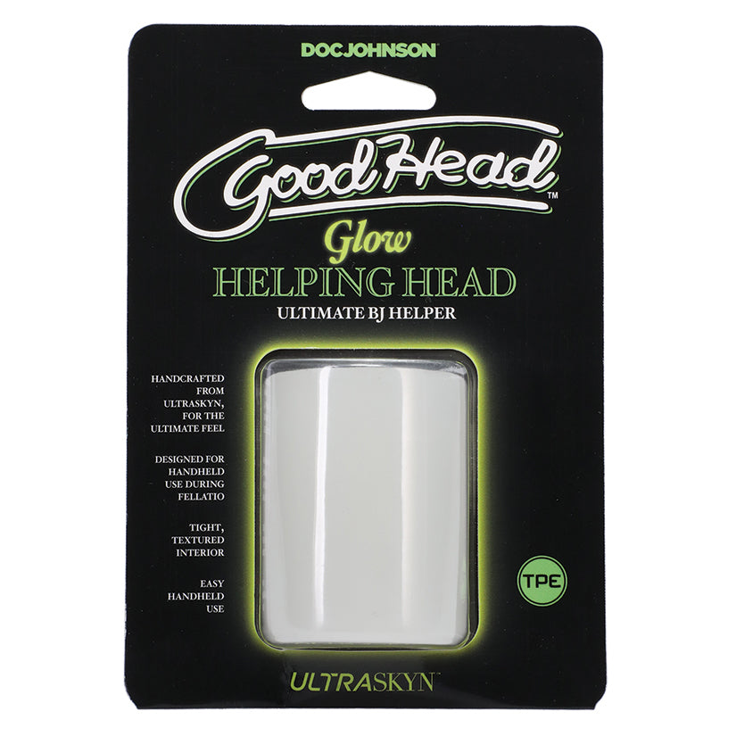 GoodHead Helping Head Glow-in-the-Dark Mini Stroker