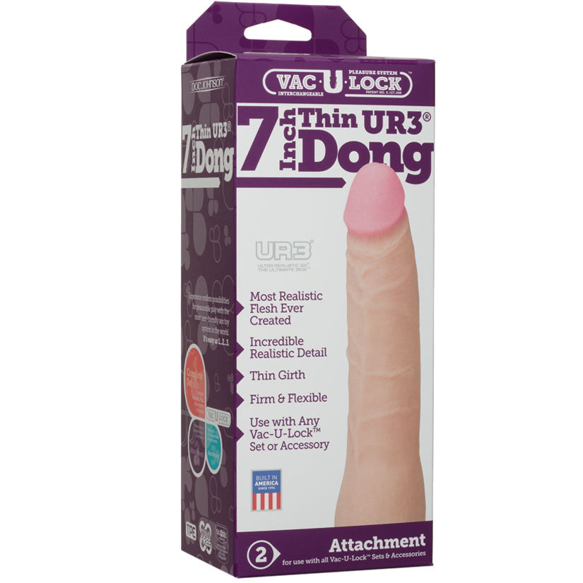 Vac-U-Lock 7 Inch Ultraskyn Thin Dong