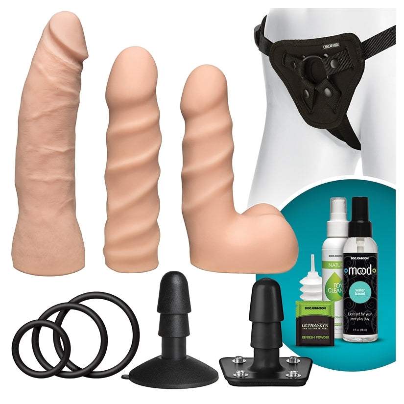 Vac-U-Lock Dual Density Starter Set – Ultimate Strap-On Kit