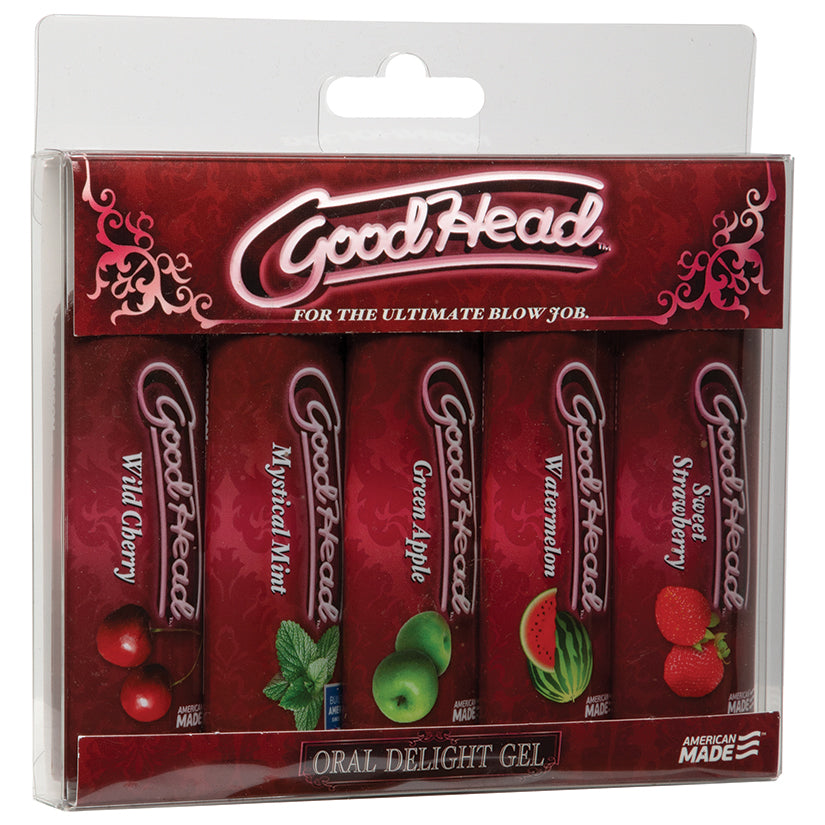 GoodHead Oral Delight Gel 5-Pack Sampler