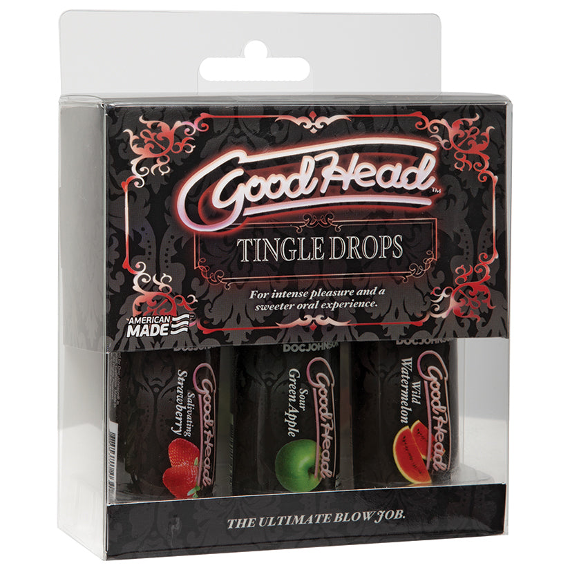 GoodHead Tingle Drops Oral Sex Enhancer 3 Pack