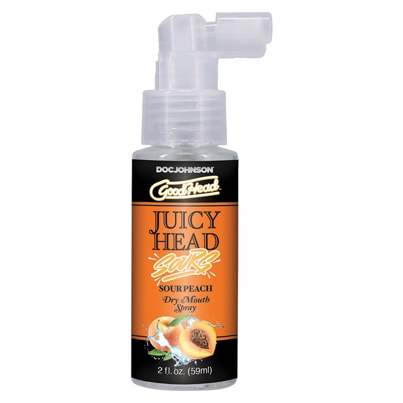 GoodHead Juicy Head Sours Dry Mouth Spray, Sour Peach