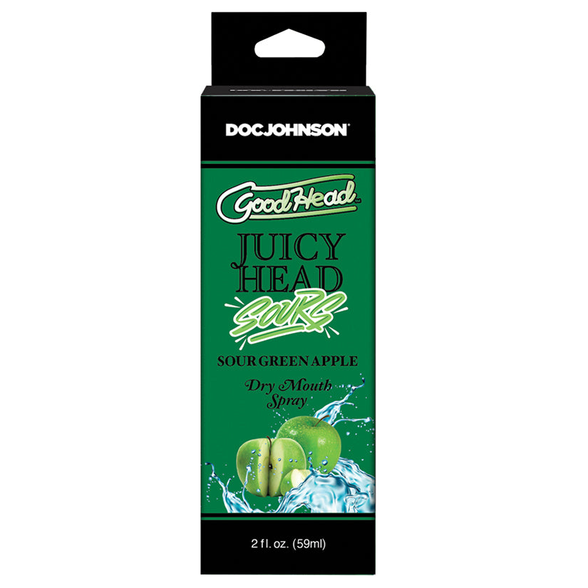 GoodHead Juicy Head Sours Dry Mouth Spray, Sour Green Apple