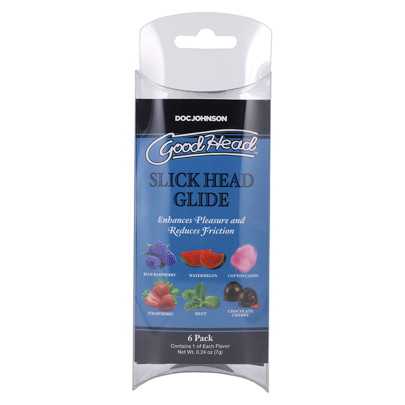 GoodHead Slick Head Glide Flavored Lubricant Pack of 6