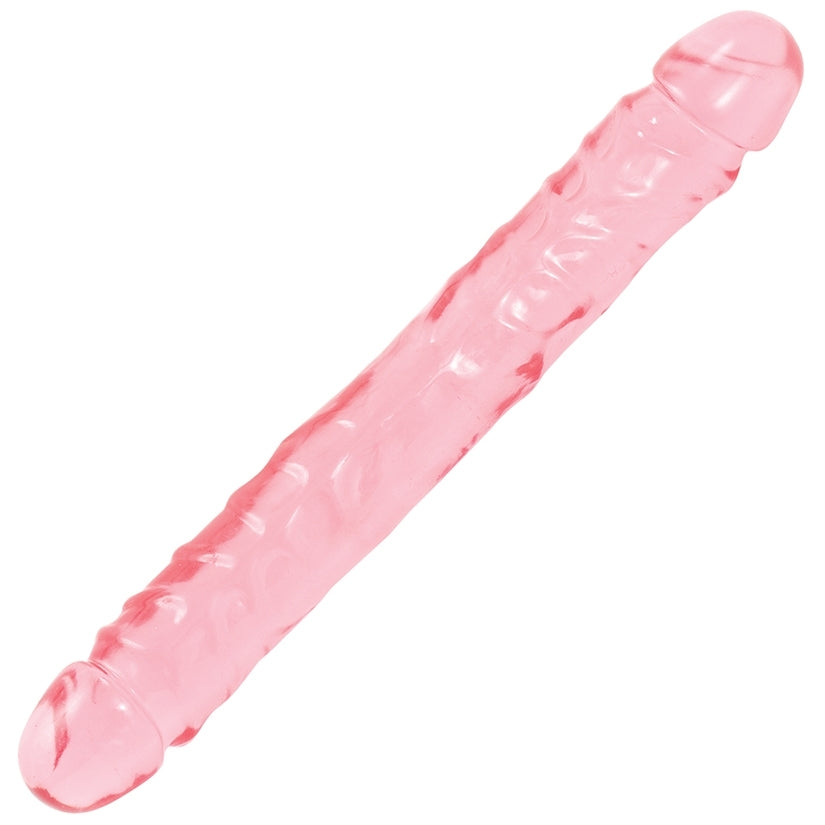 Crystal Jellies Jr. Double Dong 12 Inch Pink