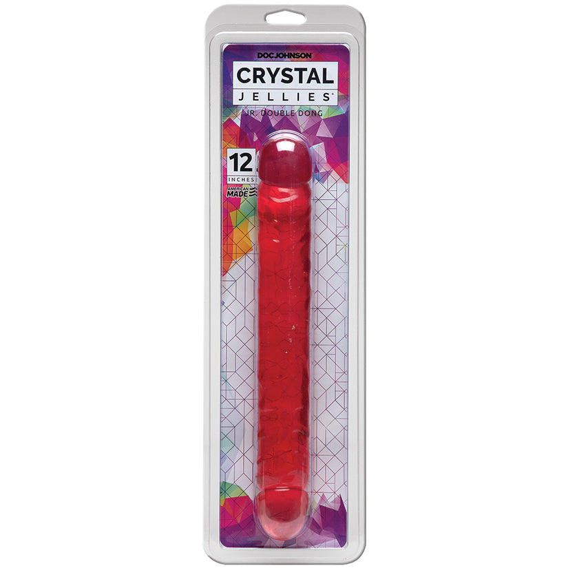 Crystal Jellies Jr. Double Dong 12 Inch Pink