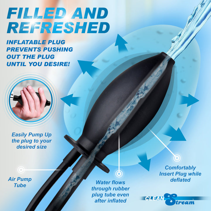 CleanStream Inflatable Enema Plug