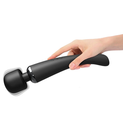 Dorcel Megawand Rechargeable Wand-Black | Unleash Mega Clitoral Pleasure