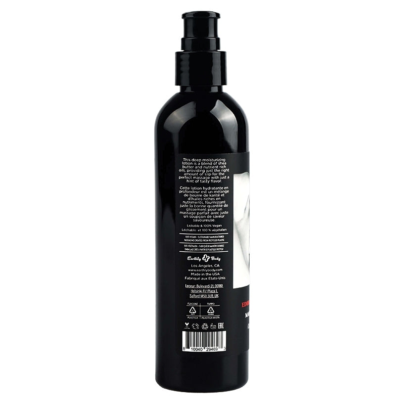Earthly Body Edible Massage Lotion Cherry 8 oz
