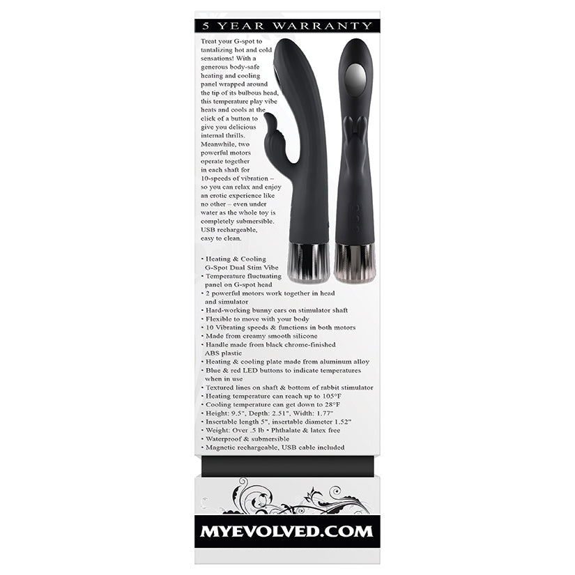 Evolved Heat Up & Chill Warming and Cooling Dual Vibrator