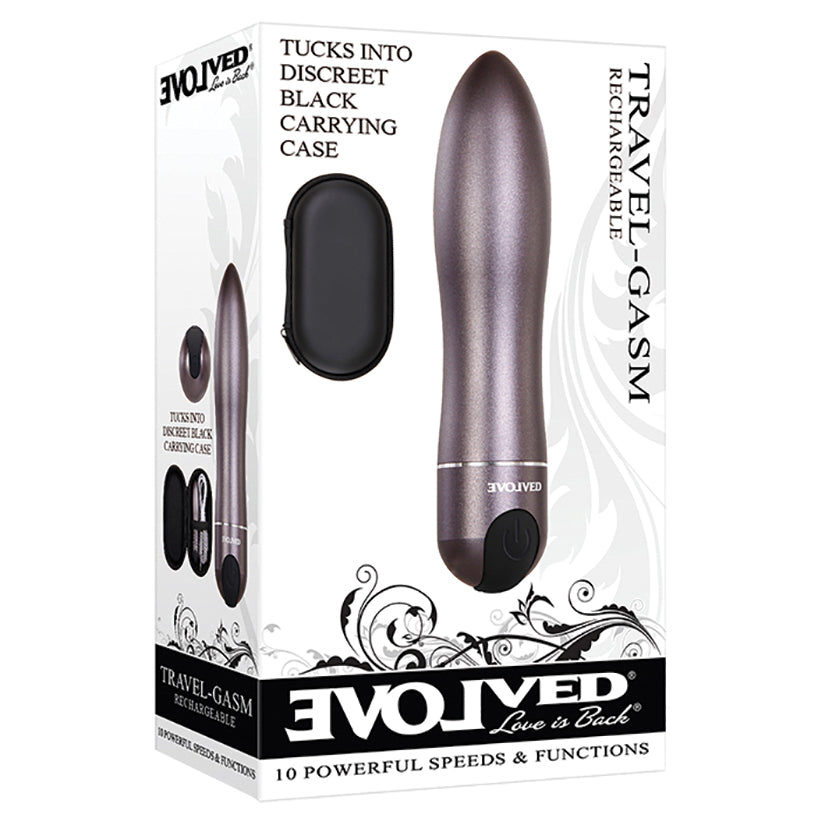 Evolved Travel-Gasm Aluminum Bullet Vibrator with Case