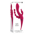Gender X Four by Four Quadruple Stimulation Vibrator