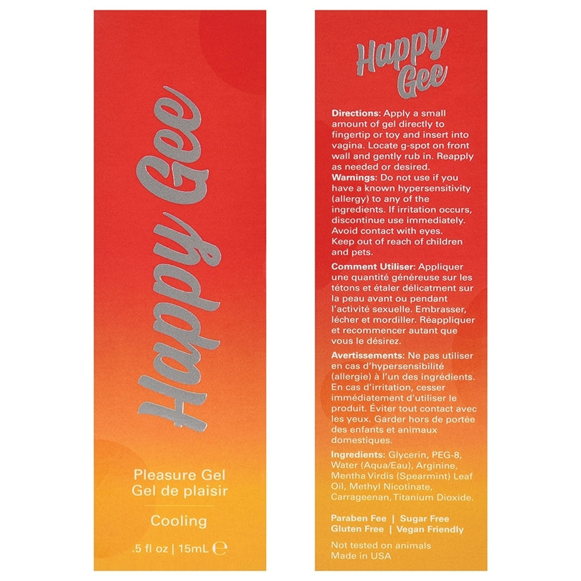 Jelique Happy Gee Cooling Pleasure Gel 0.5 oz